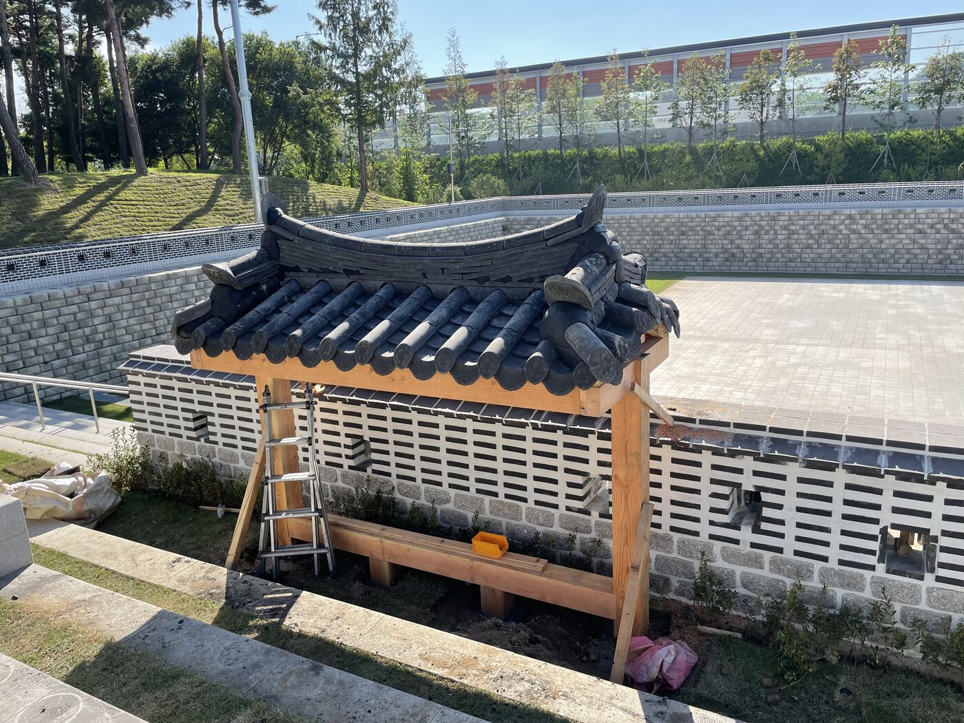 한식기와 시공