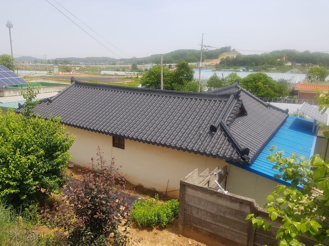 칼라강판 시공 사진